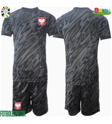 Polen Målvakt Bortaställ Barn EM 2024 Kortärmad (+ Korta byxor)